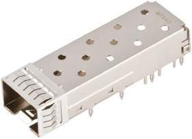 SFP+ klatka, seria: SFP, typ: Klatka piętrowa ze złączem, l. portów: 1, 16.2 x 48.72 x 11.5mm,
