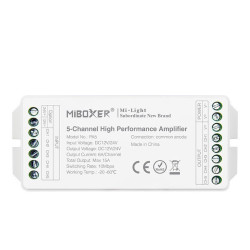 Wzmacniacz LED RGB 15A 12V 24V Mi-LIGHT PA5, RGBW, CCT, MONO, 5-kanałów