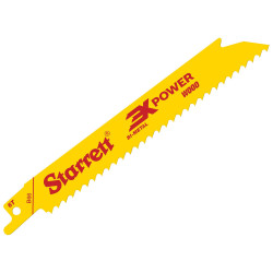 Starrett B66-5 B66-5 Bi-Metal Recipro Blade Straight 152mm 6 TPI Pk5