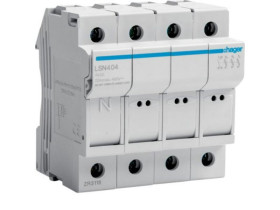 Podstawa bezpiecznikowa 3P+N 25A L32 8x32mm LSN404 HAGER