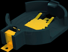 1070 Button cell holder for 1x Ø 20mm