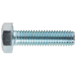 Sealey SS830 HT Setscrew M8 x 30mm 8.8 Zinc DIN 933 Pack of 50