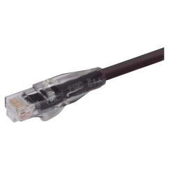 Kabel Ethernet długość 14 ft Czarny L-Com Prosty Męski Polichlorek winylu RJ45 Męski Ekranowane