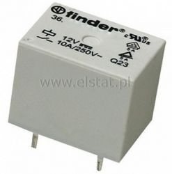Przekaźnik Finder 36.11.9.012.4011 12VDC, 10A 1p