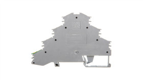 Złączka Szynowa 4-Piętrowa 4Mm2 L1 L2 L3 Pe Szara 281-530