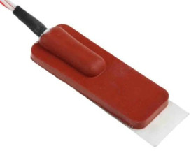 Termopara typ PT 100, -50C do +150C 40mm kabel 2m, Powłoka z folii aluminiowej, guma silikonowa