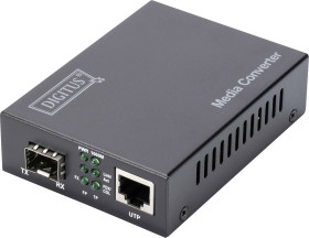 Konwerter mediów Digitus DN-82211 1 SFP, GBIC, LAN, LAN 10/100/1000 MBit/s, SFP 1 / 10 GBit/s