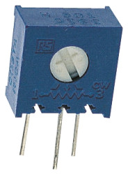 Potencjometr dostrojczy 1.5kΩ THT 0.5W Regulacja boczna 0,76 mm