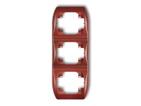 TREND Ramka pionowa 3 potrójna brązowy metalik 9RV-3 KARLIK