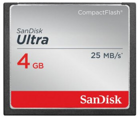 Karta pamięci SanDisk Compact Flash ULTRA 4GB 167x