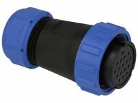 SPP2910-17GW Gniazdo 17 pin na kabel (13-16mm) okrągły, zakręcany, wodoodporny - gwint wewnętrzny (10A)