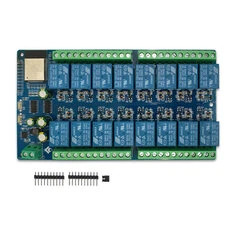 Zasilanie ESP32 16-kanałowy moduł przekaźnikowy płytka deweloperska ESP32-WROOM wtórny rozwój DC5V/12V/24V