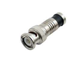 Wtyk BNC kompresowany na przewód koncentryczny RG59