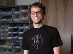 Adafruit Transistor Man Shirt - Mens X-Large