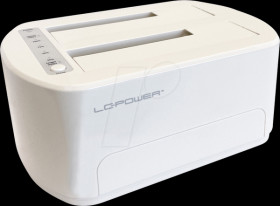 LC-DOCK-U3-VI Docking and copy station, 2x 2.5-inch/3.5-inch SATA, USB 3.0
