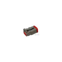 TE Connectivity DT06-2S DT Series Connector Male Unshrouded 2P Grey