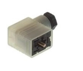 Gniazdo kablowe zaworowe przyłączeniowe prostownik mostkowy z obwodem ochronnym i wskażnik LED GML 209 NJ LED 230 VR YE grau