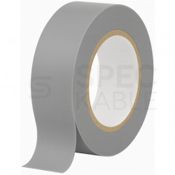 Taśma izolacyjna PVC 15mm x 10m ERKO szara