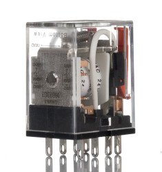 Przekaźnik mocy 24V ac DPDT Omron 10 A 900mW, Wciskane 180 Ω Wciskane