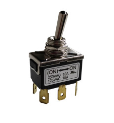 Przełącznik (Wł.)-wł. DPDT RS PRO Płytka drukowana