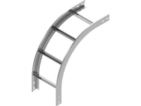 Łuk pionowy LPDZC100H60N zewnętrzny drabiny grubość blachy 2.0mm 469110 BAKS