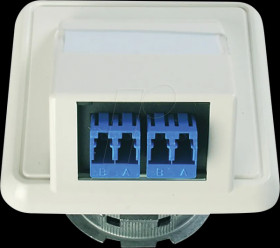 100022459 Fiber optic junction box, 2x2 LC duplex