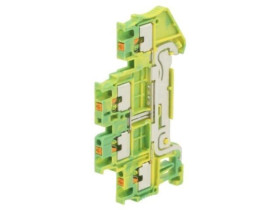 PTTB1.5/S-PE Złączka szynowa, PTTB, na szynę DIN, push-in, żółto-zielony, TS35