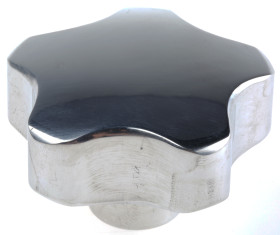 Pokrętło mocujące M10 długość gwintu: 25mm średnica pokrętła 50mm średnica gwintu: 10mm Z wieloma pokrętłami Otwór