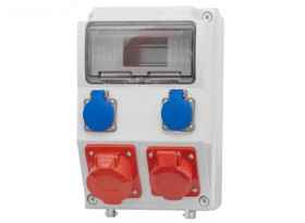 Rozdzielnia CAJA 16A 5p, 32A 5p, 2x230V 9 mod. F3_0245