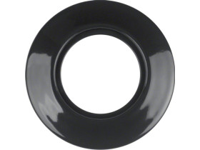 BERKER Serie 1930 Ramka 1 pojedyncza porcelanowa czarny 138165 HAGER