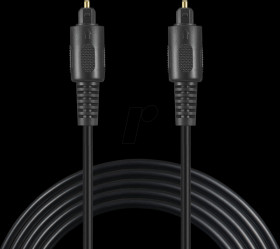 505-40 Toslink cable, black, 1.8 m