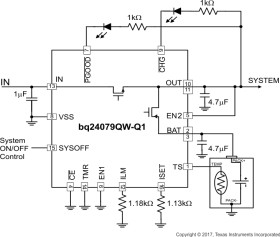 Automotive Qualified Standalone 1-cell 1.5-A linear charger, Power Path and 4.1-V VBAT