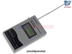 Miernik częstotliwości radiowych GY560 - tester pilotów