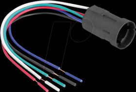 90792 Socket for 19 mm 5 pin Push Button or Switch