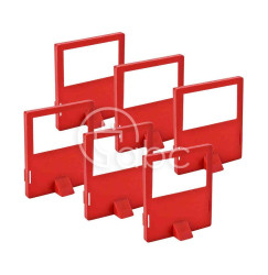 Nakładki LOTO do blokady bezpiecznika 480/600 V (6 szt.), 065406