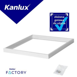 Rama montażowa do panelu LED ADTR 6060 W 600x600x45 biała złożona 27613