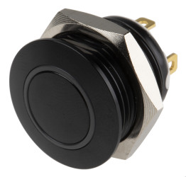 Przełącznik przyciskowy wandaloodporny Chwilowy SPST średnica wycięcia 16mm, montaż panelowy KNITTER-SWITCH