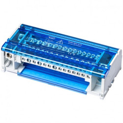Blok rozdzielczy modułowy ShNK Listwa łączeniowa 4x15 125A na szynę DIN TH35 15x (1x 35mm2 + 3x 25mm2 + 11x 6mm2+) SIMET