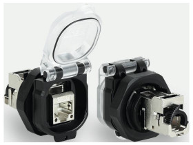 Lütze 493080 Puszka instalacyjna RJ45 złącze żeńskie proste Ilość pinów: 8 1 szt.