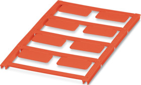 PA device marker, (L x W) 12.1 x 26.9 mm, red, sheet with 8 pcs, 0830852