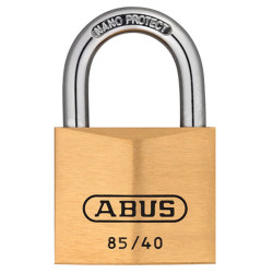ABUS 02377 85/40mm Brass Padlock