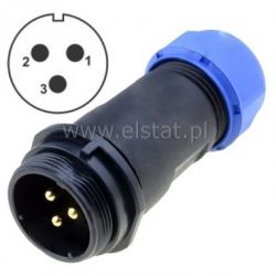 Złącze przemysłowe SP2111/P3I WT kabel ( 3P 30A)