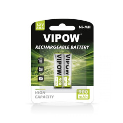 AKUMULATOR NI-MH AAA 900mAh HR03 opak. 2szt/blister VIPOW