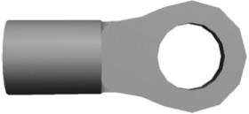 Zacisk oczkowy rozmiar przewodu 6mm² Ø , M4 nieizolowany TE Connectivity