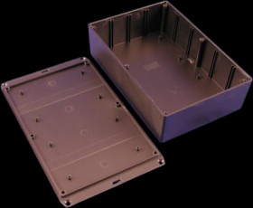 ABS enclosure, (L x W x H) 221 x 150 x 58 mm, black (RAL 9005), IP54, 1591XXFSFLBK