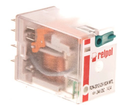 Przekaźnik przemysłowy 2P 24V DC AgNi R2N-2012-23-1024-WTL