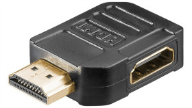 Adapter Hdmi™, Pozłacany - Wersja Kolorystyczna Czarny
