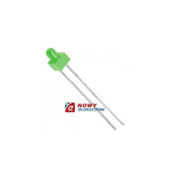 Dioda LED 3mm zielona migająca L-616BGD