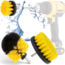 Szczotki na wiertarkę zestaw 3 szt. szczotek