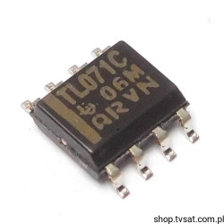 TL071C OP Amplifier J-FET SMD-SO8 TI